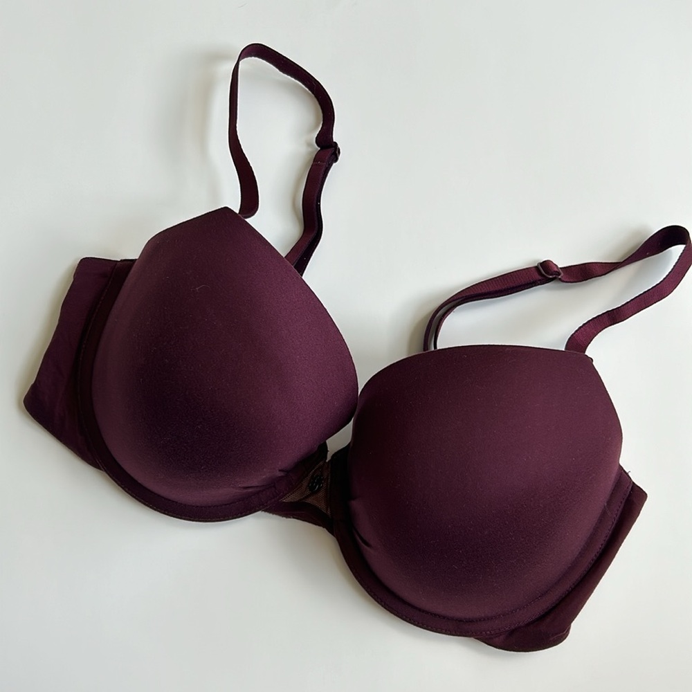 Victoria’s Secret Fabulous Lined Demi - Purple Merlot - 36D